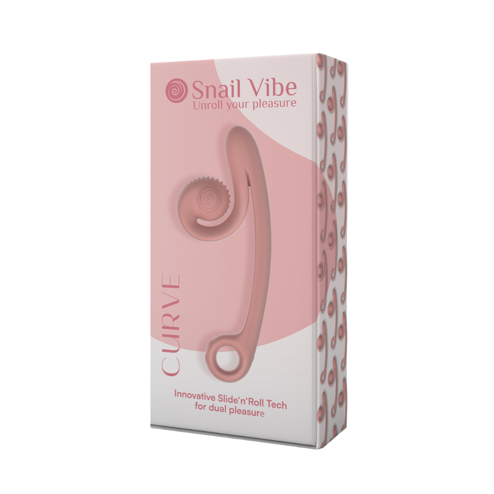 SnailVibe - Curve Rechargeable Spiral Head Dual Stimulator