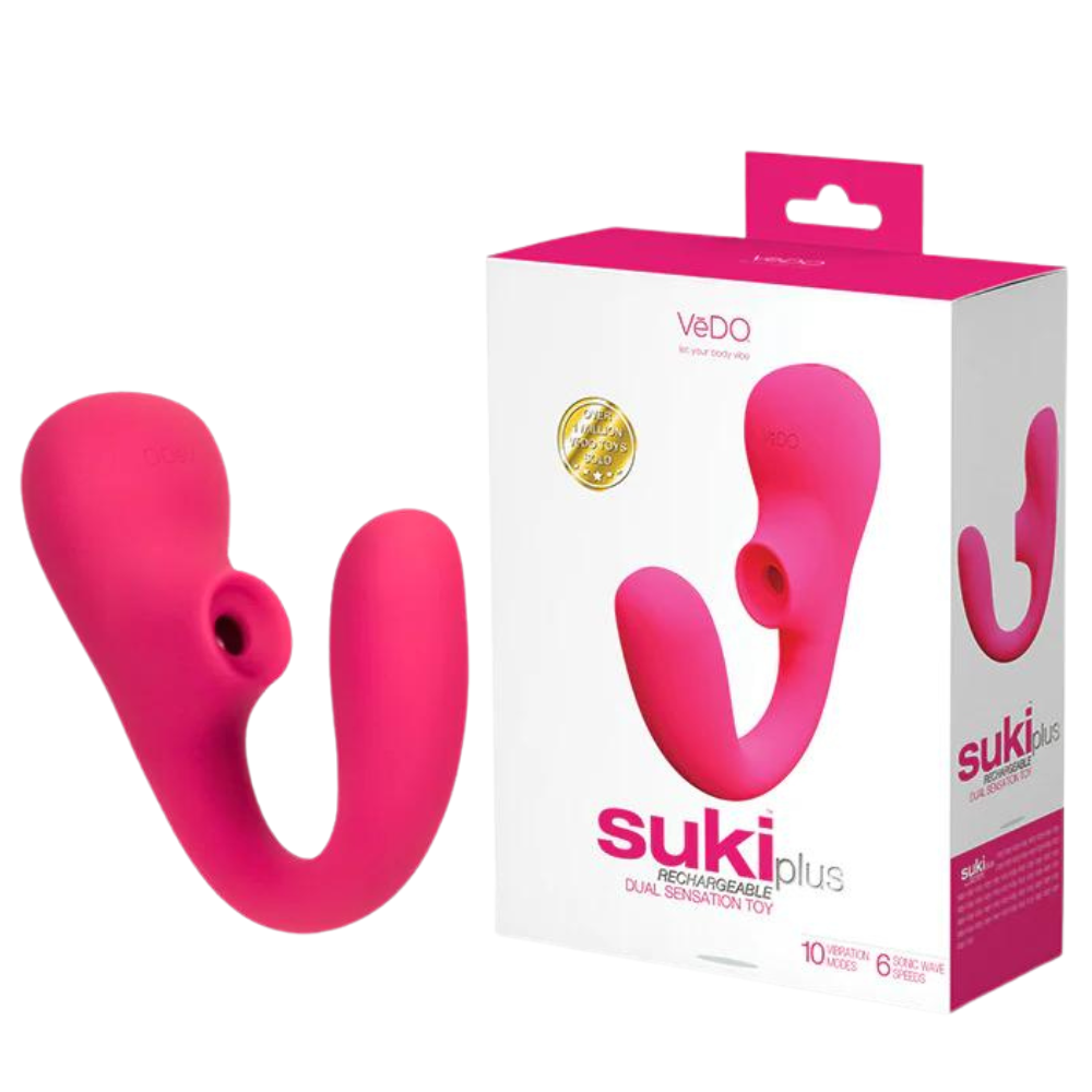 VeDO - Suki Plus Dual Sensation Rechargeable Vibrator Pink