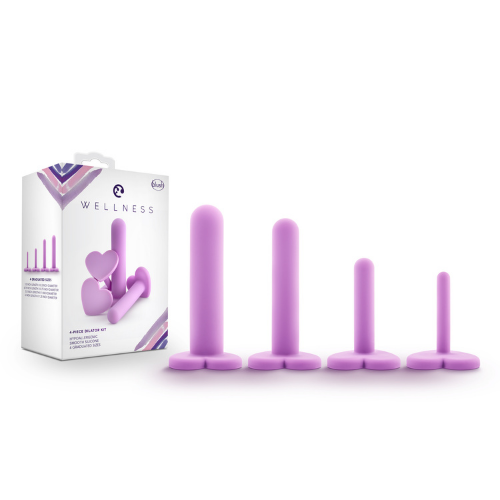 Wellness Silicone tube shaped Vaginal Dilator Kit set of 4