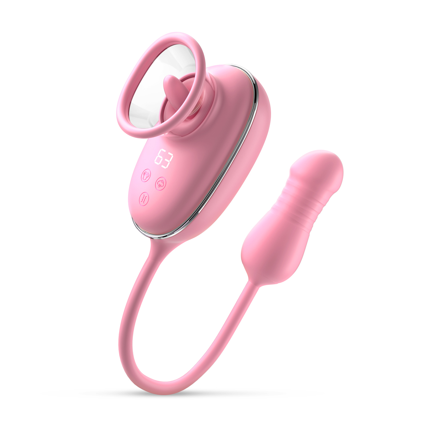 Feelztoys Miamore Sucking, Vibrating, Thrusting and Licking 4 in 1 Vibrator