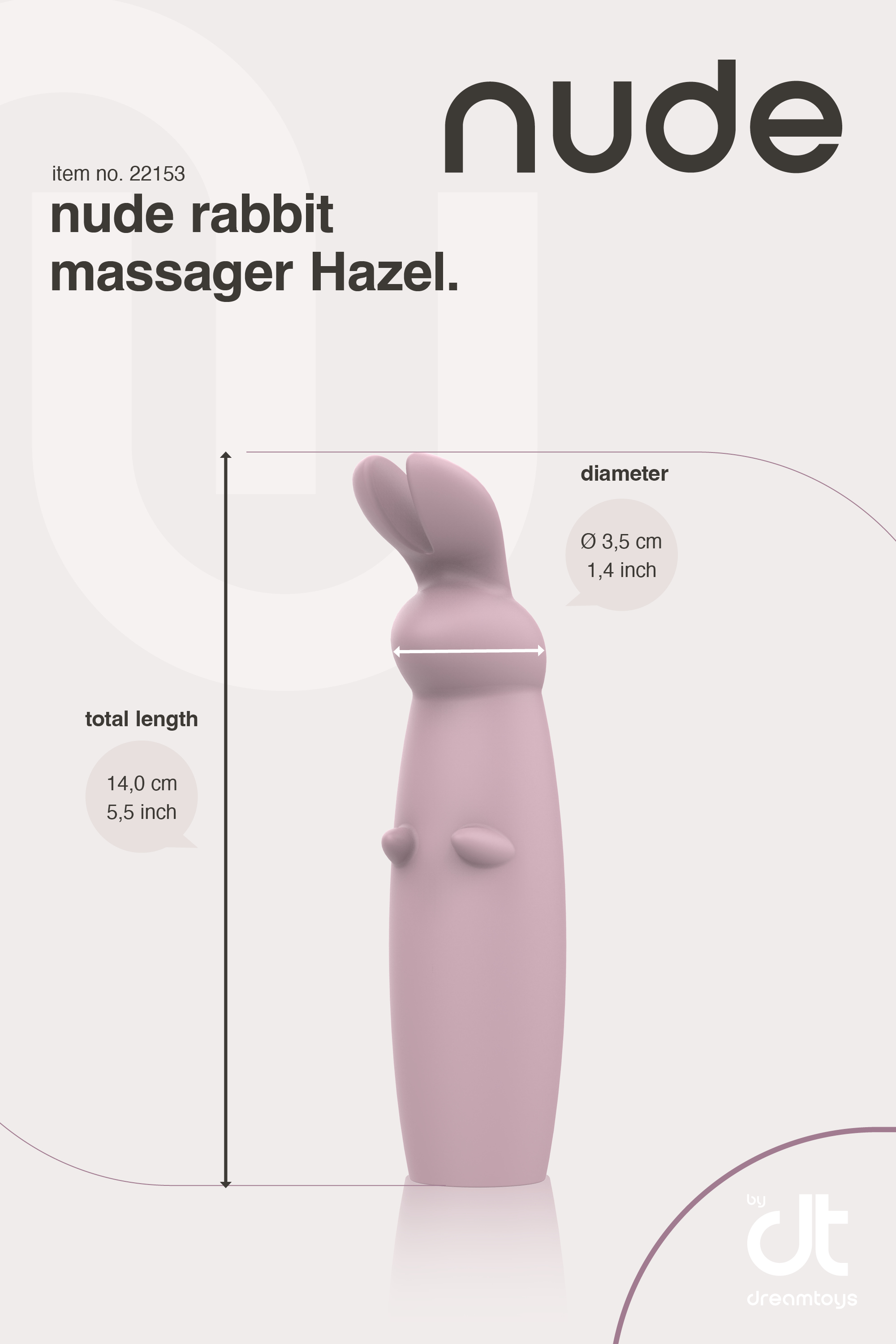 Nude Hazel Rabbit Clitoral Stimulator
