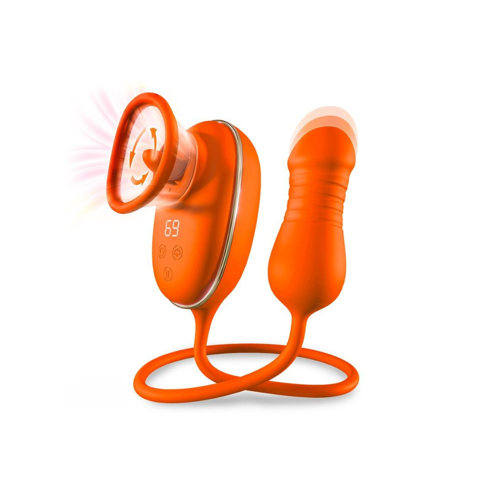 Engily Ross Lizer Pro Oscillating Tongue Stimulator, Vacuum Pump, and Thrusting Egg