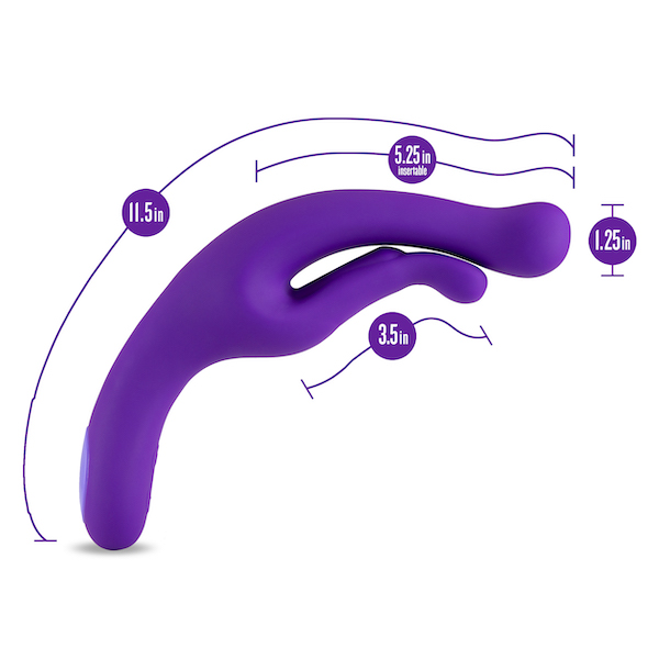 Wellness Blush G Wave Dual Stimulator Vibrator