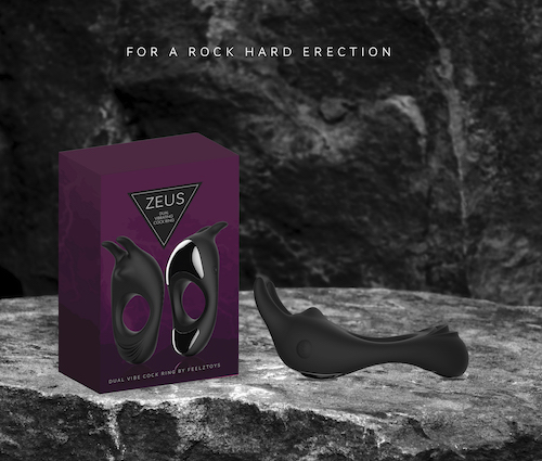 FeelzToys Zeus Dual Vibe Cock Ring