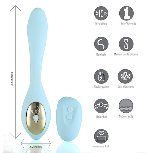 Maia Toys Harmonie Bendable Couple Vibrator