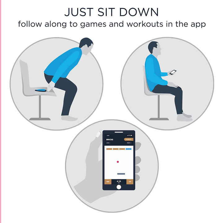 KGOAL Boost Sit-On Kegel Trainer For Male/Female