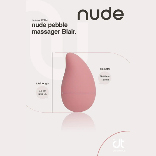 Nude Blair Pebble Clitoral Travel Massager