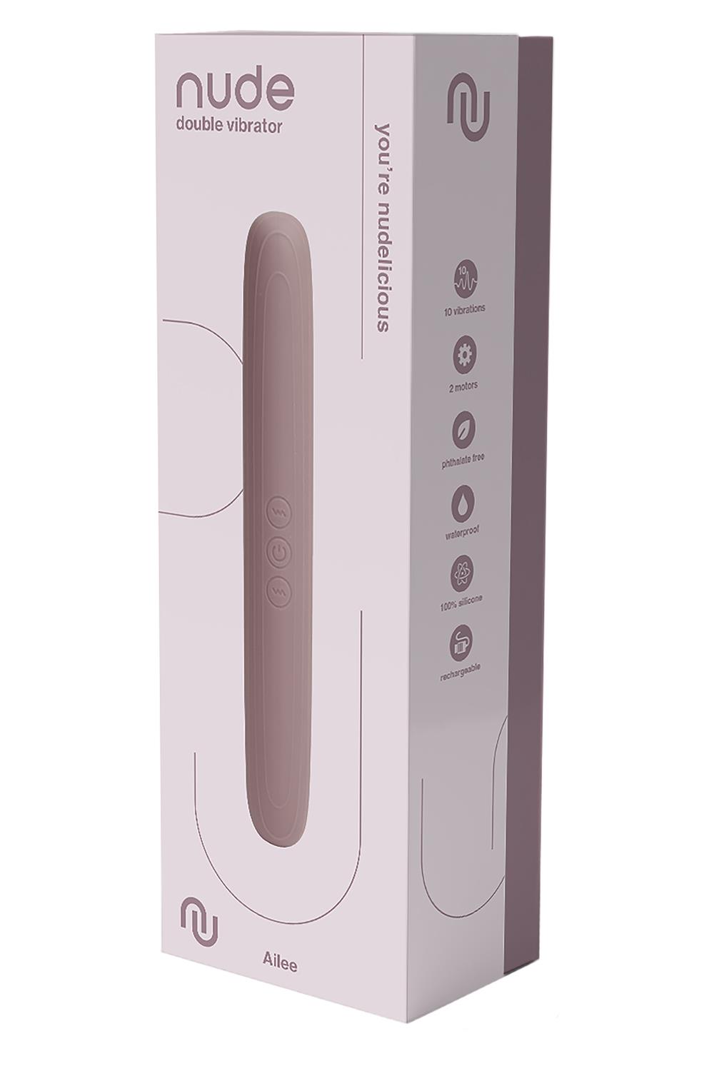 Nude Ailee Dual Ended Vibrator