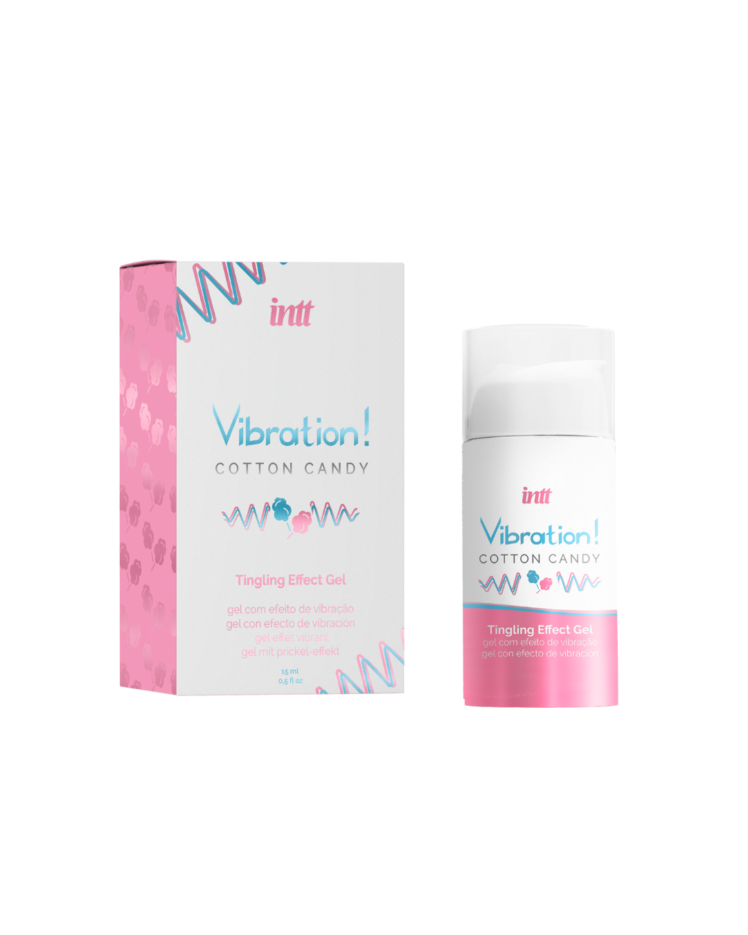 Intt Cosmetic Cotton Candy Vibration Gel with Tingling Effect