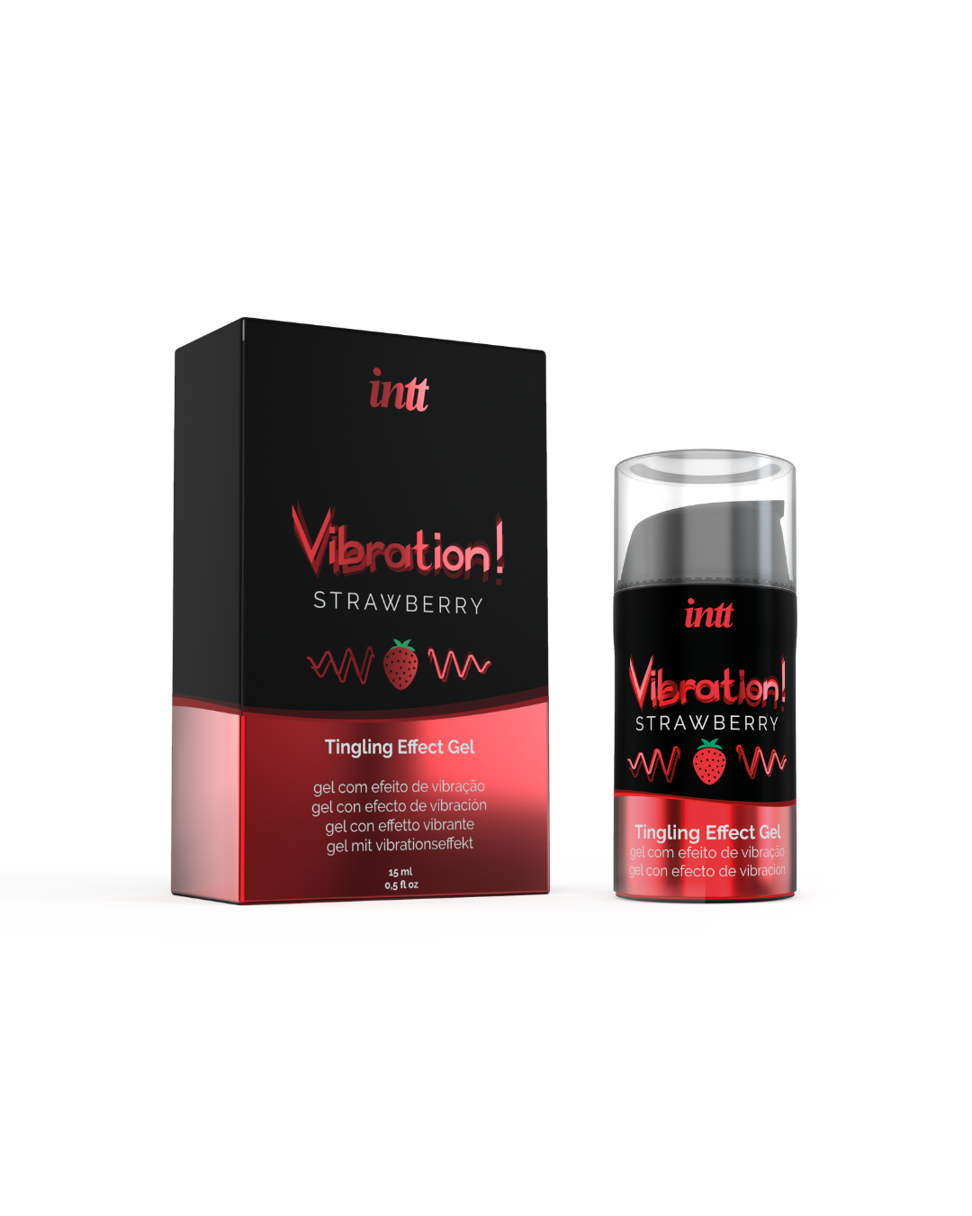 INTT Cosmetic Vibration Strawberry Gel with Tingling Effect