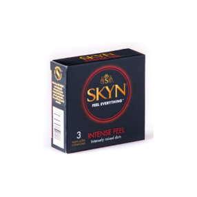 Non-Latex Polysoprene Condom SKYN® Intensive Feel Dotted Pack Of 3