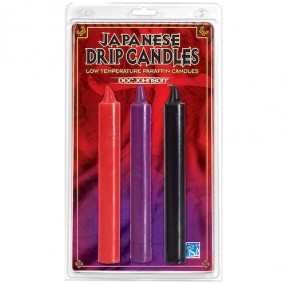 Doc Johnson Japanese Drip Wax Candle Set Of 3
